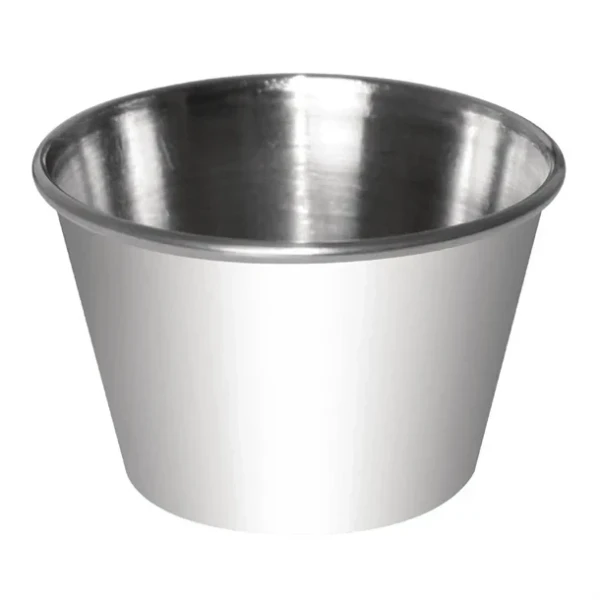Pots à sauce inox Olympia 230ml (Lot de 12)