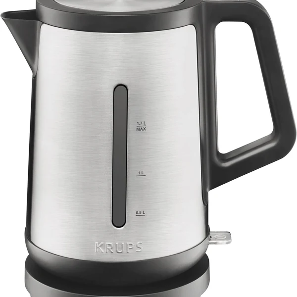 bouilloire électrique de 1,7L sans fil 2400W gris noir Krups