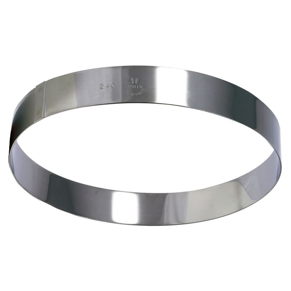 Cercle à entremets inox