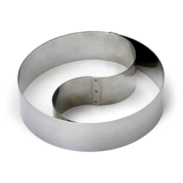 Cercle à mousse duo inox