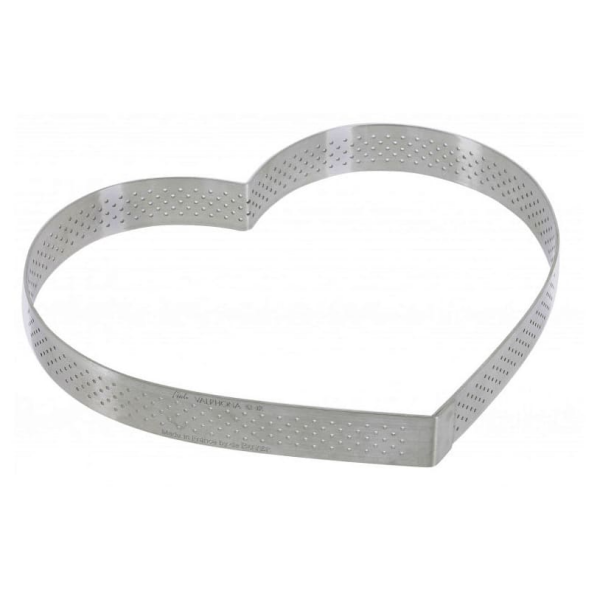 Cercle à tarte perforé inox