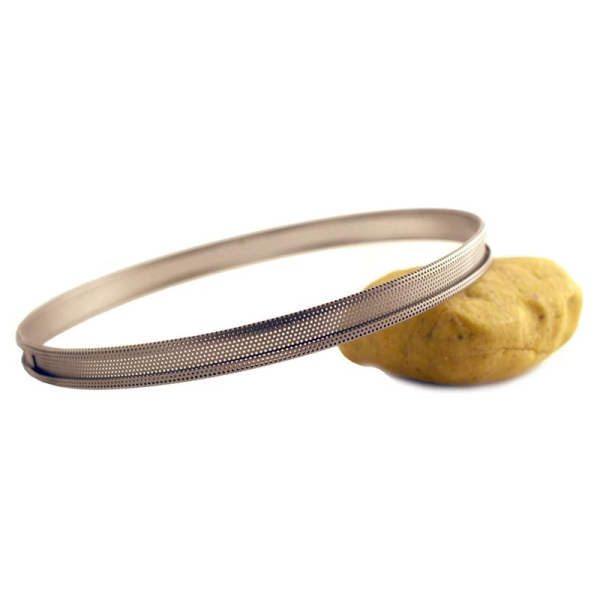 Cercle à tarte perforé inox