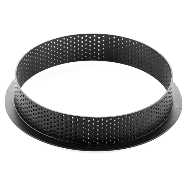 Cercle à tarte perforé composite