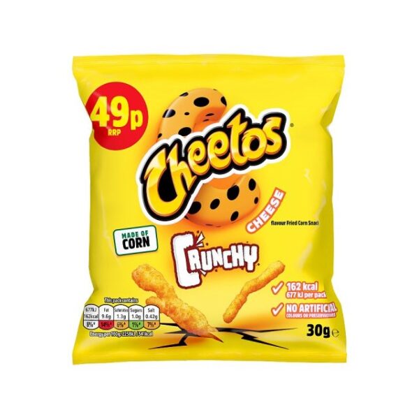 Walkers Cheetos Crunchy Cheese 30g 49p (30 Pack)
