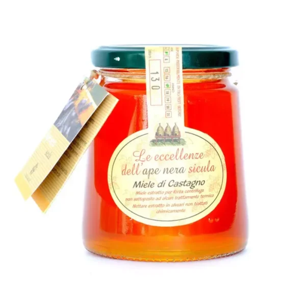 Chestnut Honey Sicilian Black Bee 400 gr