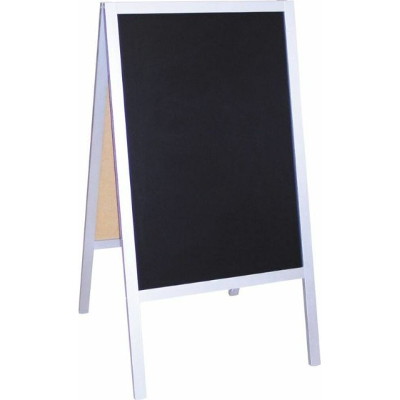 Chevalet de trottoir "Effet aluminium" 65 x 66 x 115 cm - à l'unité