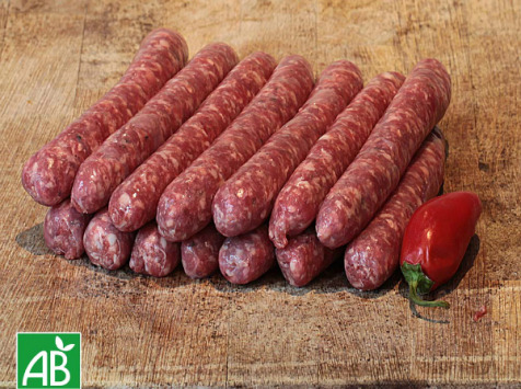 Chipolatas de boeuf 500g