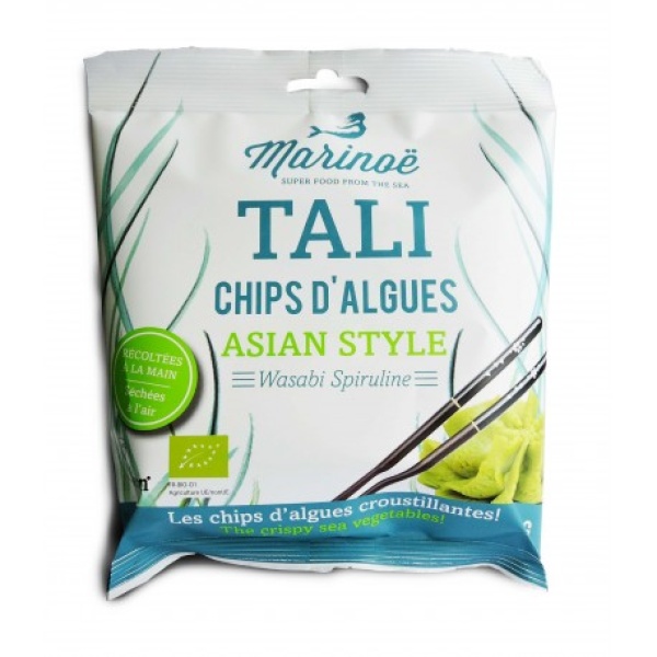 CHIPS D'ALGUES - WASABI SPIRULINE
