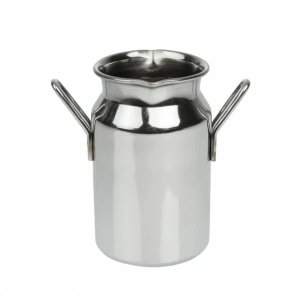 Mini bidon à lait inox Olympia taille moyenne