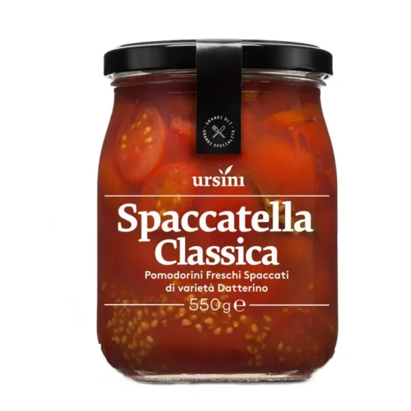 Classic Spaccatella Datterino cherry tomatoes cut in half 550 gr