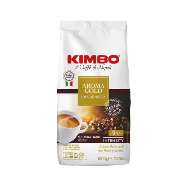Coffee beans Kimbo 100% Arabica Aroma Gold 1 kg