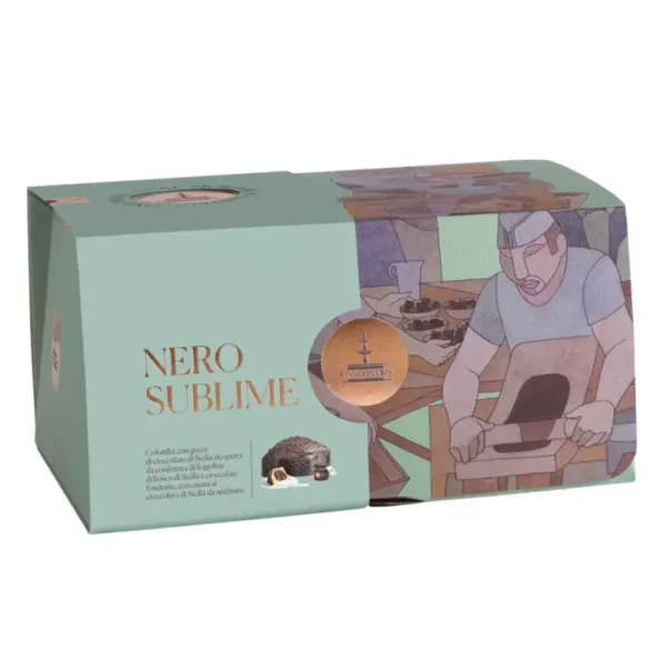 Colomba Nero Sublime Fiasconaro with Sicilian Chocolate Cream 1 kg