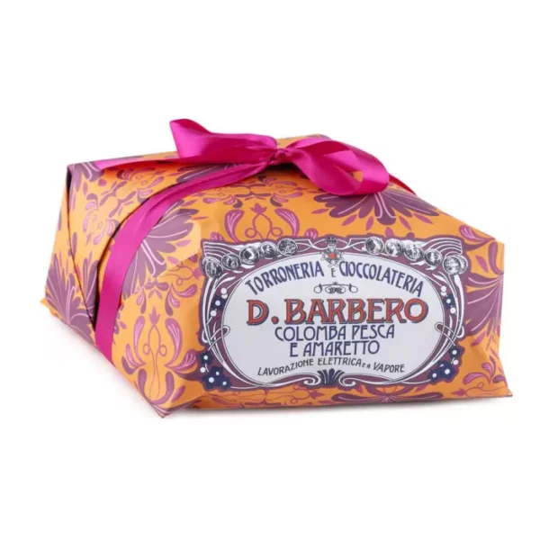 Colomba Peach and Amaretto Barbero 750 gr