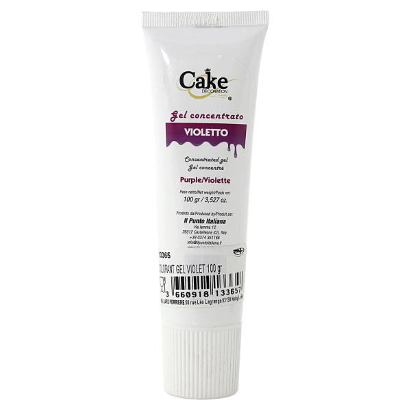 Colorant alimentaire en gel