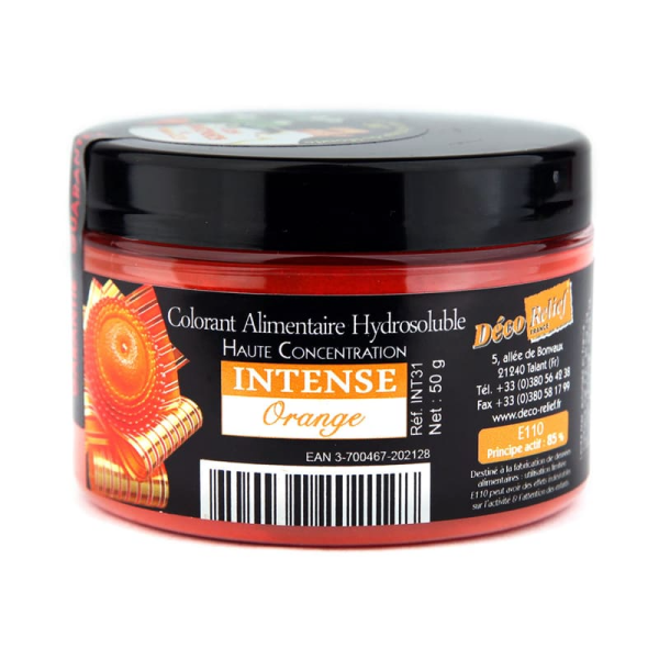 Colorant alimentaire en poudre orange