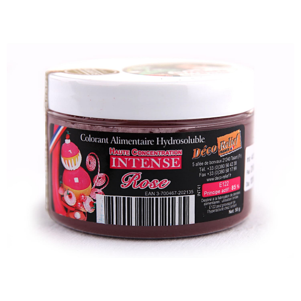 Colorant alimentaire en poudre rose