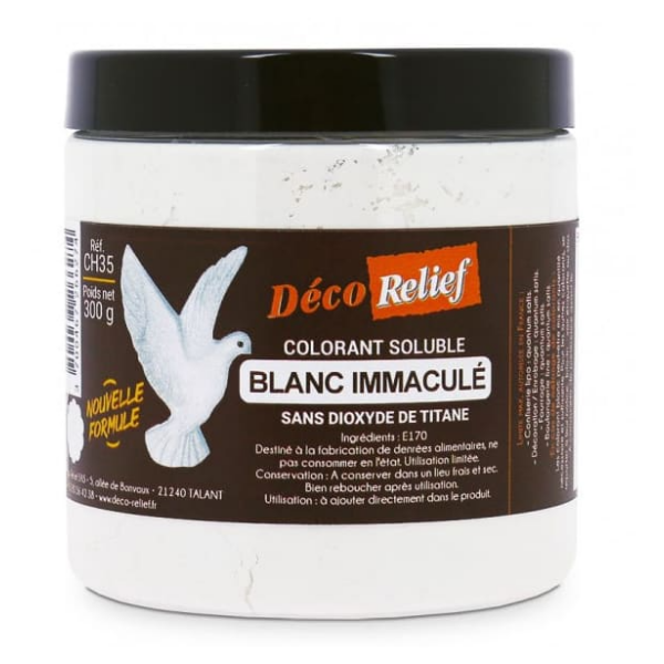 Colorant alimentaire blanc E170