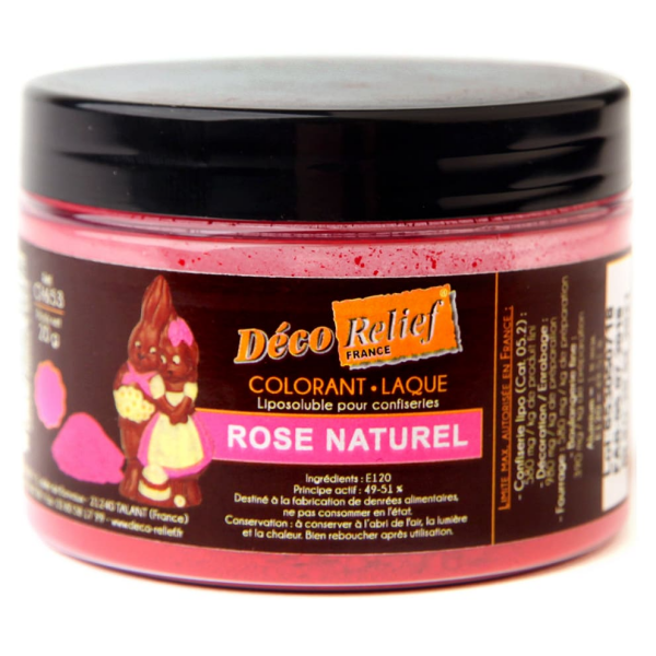 Colorant alimentaire rose naturel