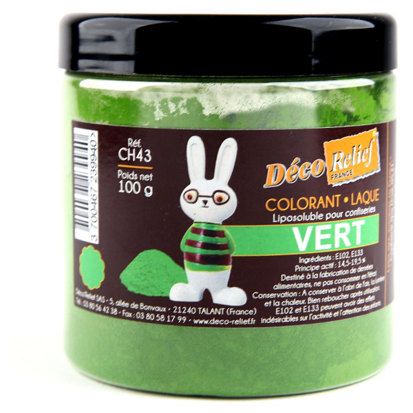 Colorant liposoluble vert