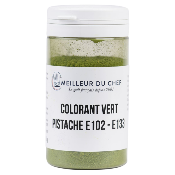 Colorant alimentaire en poudre vert pistache