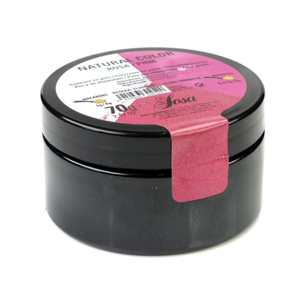 Colorant naturel rose en poudre
