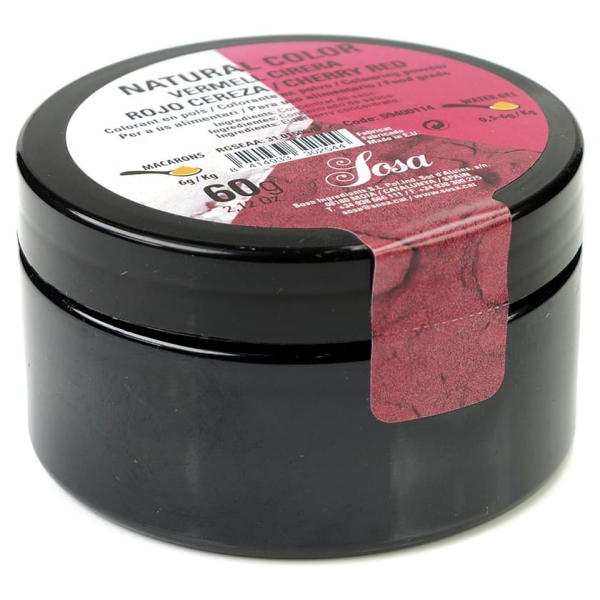 Colorant naturel rouge cerise en poudre