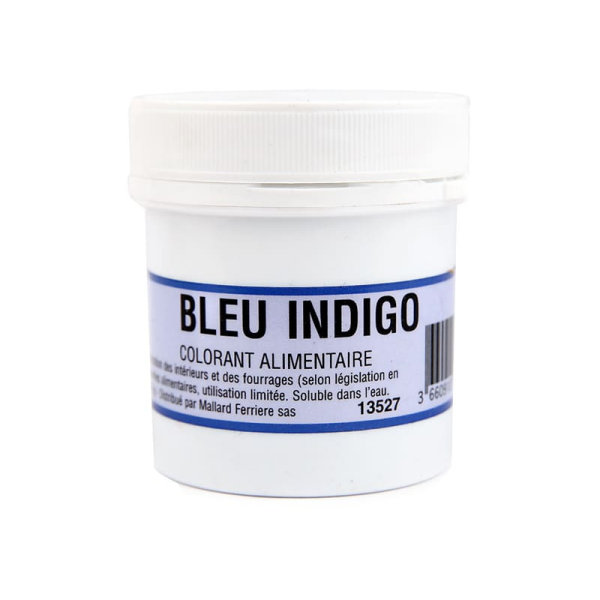 Colorant alimentaire en poudre bleu indigo