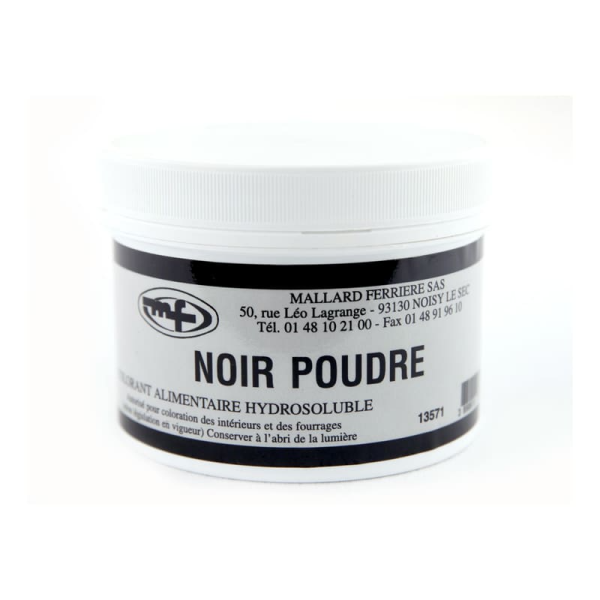 Colorant alimentaire en poudre noir