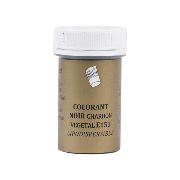 Colorant noir charbon végétal