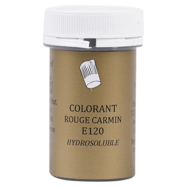 Colorant alimentaire en poudre rouge carmin