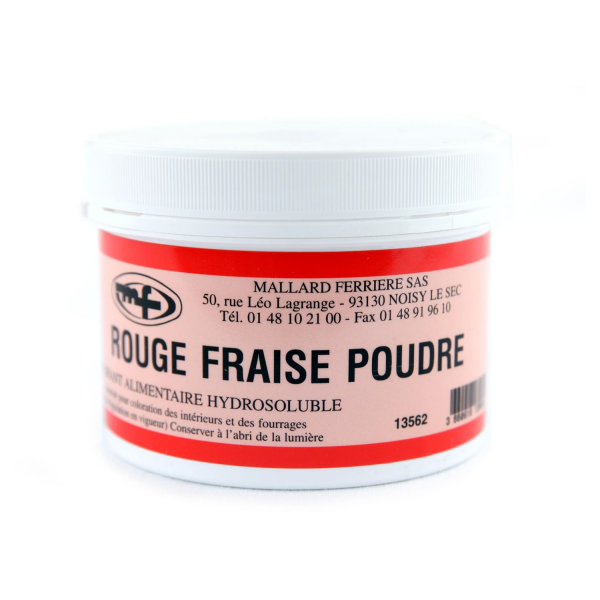 Colorant alimentaire en poudre rouge fraise