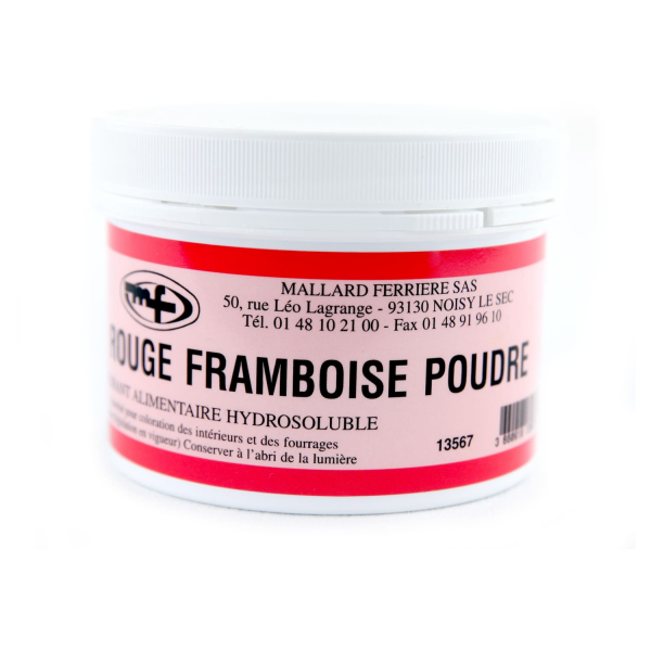 Colorant alimentaire en poudre rouge framboise