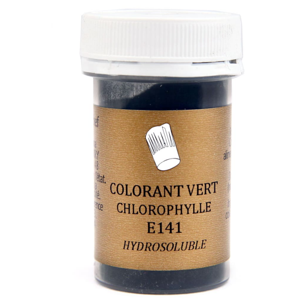 Colorant alimentaire en poudre vert chlorophylle