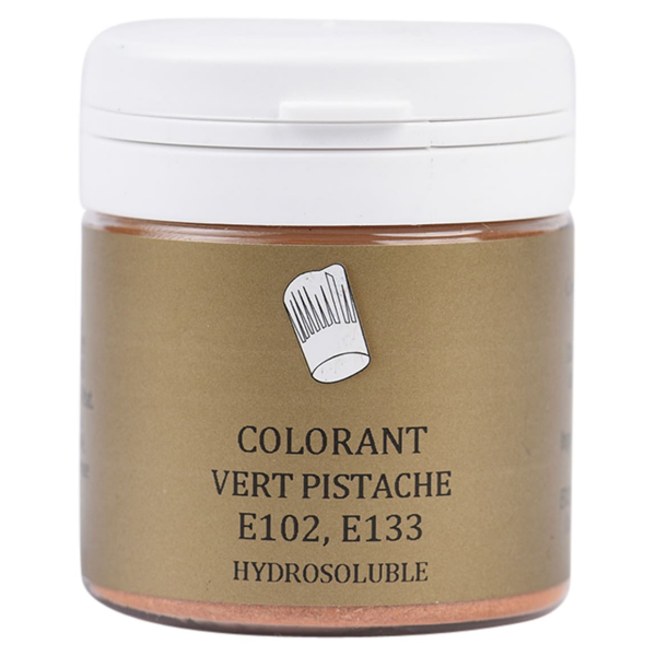 Colorant alimentaire en poudre vert pistache