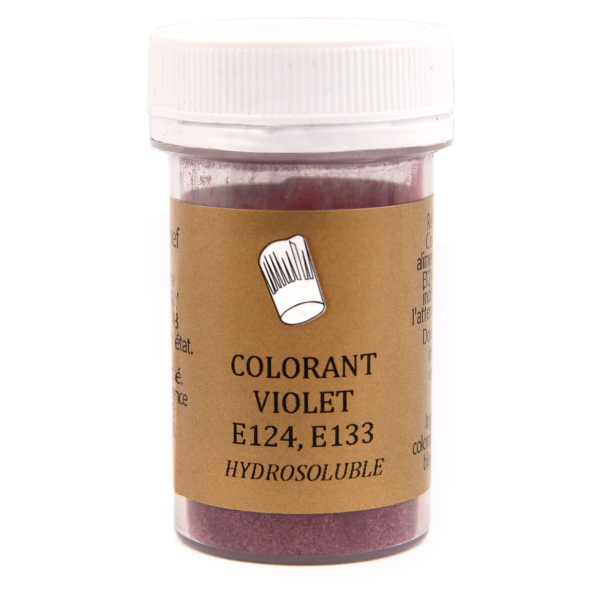 Colorant alimentaire en poudre violet