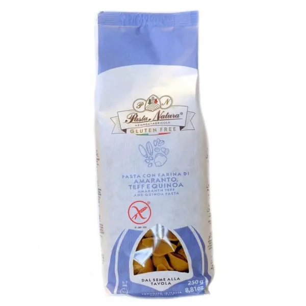 Conchiglie Gluten Free Pasta with Amaranth, Teff and Quinoa flour 250 gr