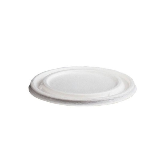 Couvercle bagasse pour pot à soupe bagasse 450 ml - par 50