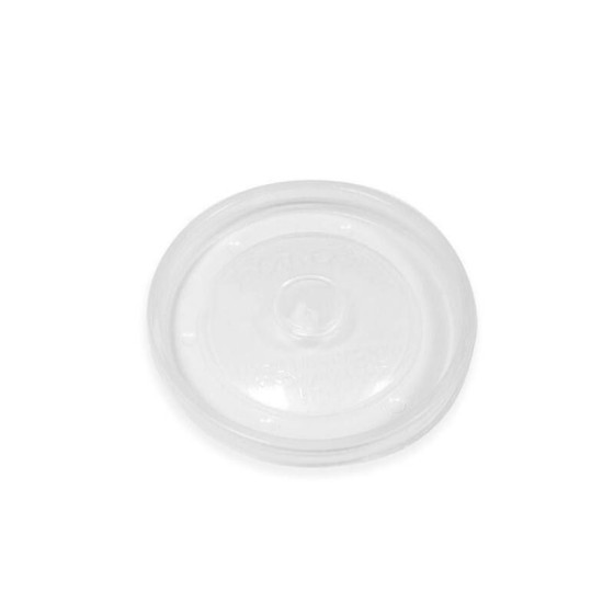 Couvercle plastique transparent pour pot à soupe carton 480 ml - par 50