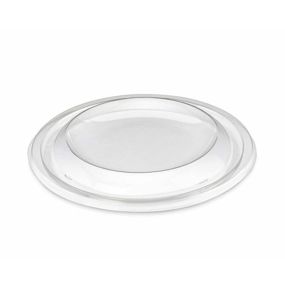 Couvercle plastique transparent pour saladier plastique noir Bowlipack 750 ml - par 20