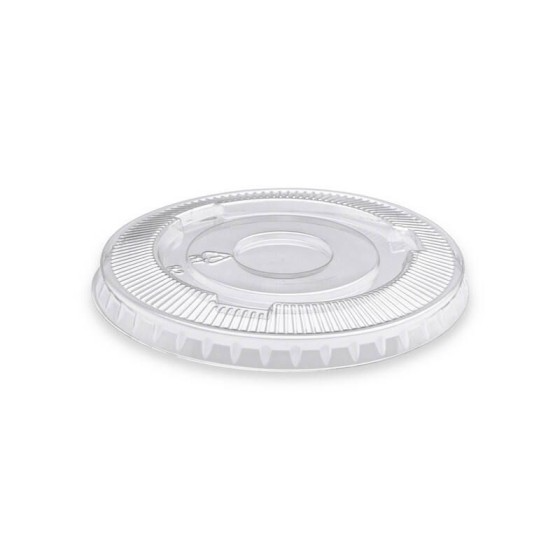 Couvercle plat plastique pour coupe dessert plastique 275 ml - par 50