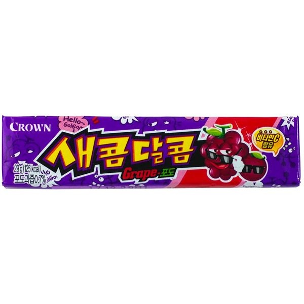 Crown Saekom Dalkom Grape Flavor