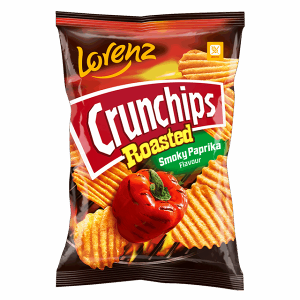 Lorenz Crunchips Roasted Smoky Paprika 120g (10 Pack)