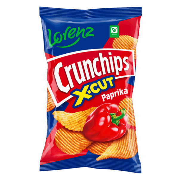 Lorenz Crunchips X-Cut Paprika 75g (12 Pack)