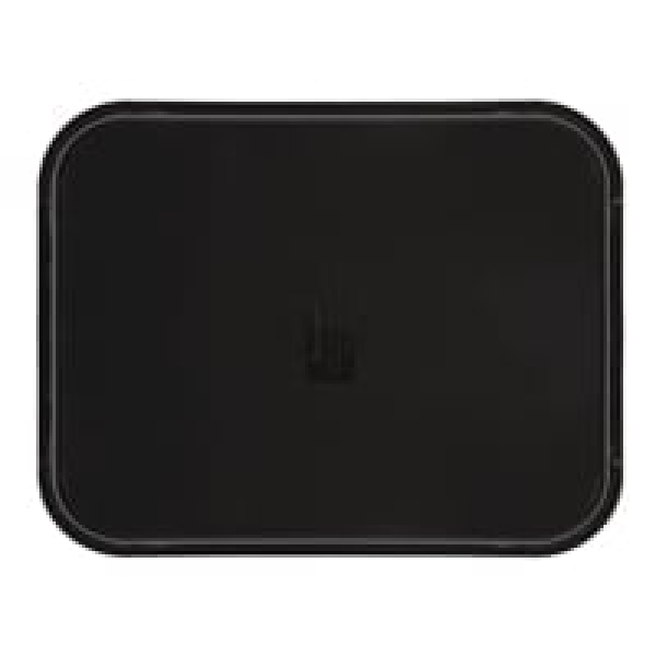 Plateau rectangulaire antidérapant en fibre de verre Camtread Cambro noir 45,7 cm
