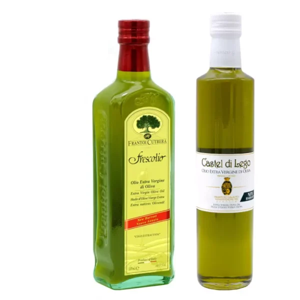 Cutrera and Galioto Set Novello - Extra Virgin Olive Oil Frescolio and Castel di Lego 500 ml x 2