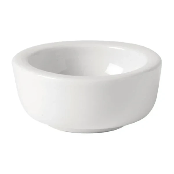 Pots à beurre Utopia Titan blancs 65 mm (lot de 6)