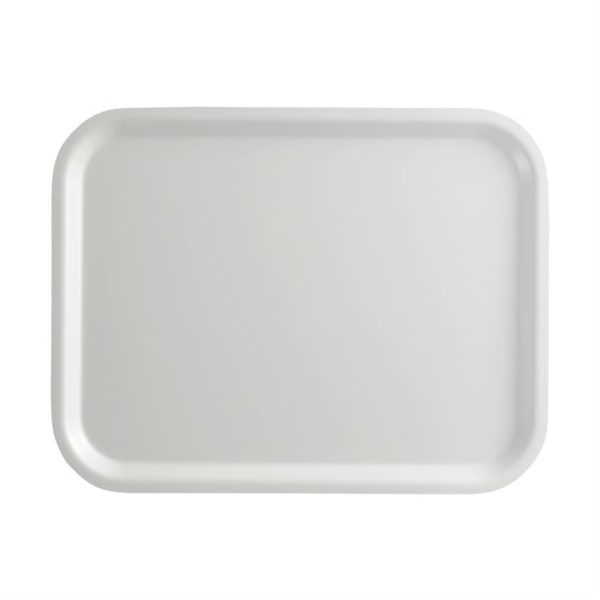 Plateau surface lisse Cambro Capri blanc 340x460mm