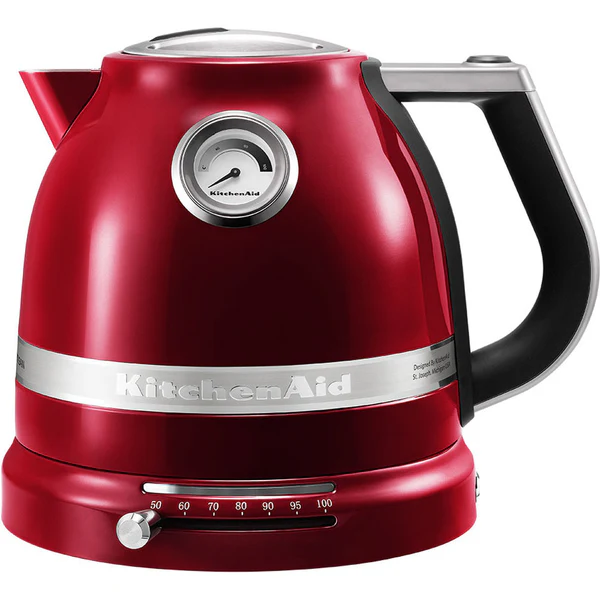 bouilloire électrique de 1,5L 2400W pomme d'amour argent Kitchenaid