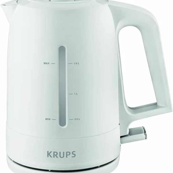 bouilloire électrique de 1,6L sans fil 2400W blanc Krups
