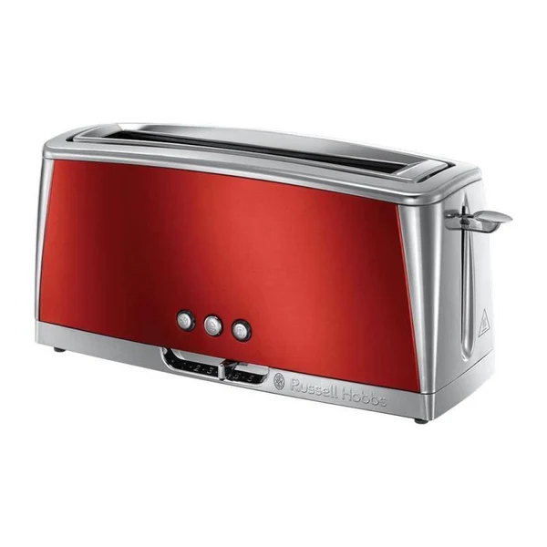 23250-56 - Grille-pain Luna - Technologie Fast Toast - Rouge Solaire Russell Hobbs